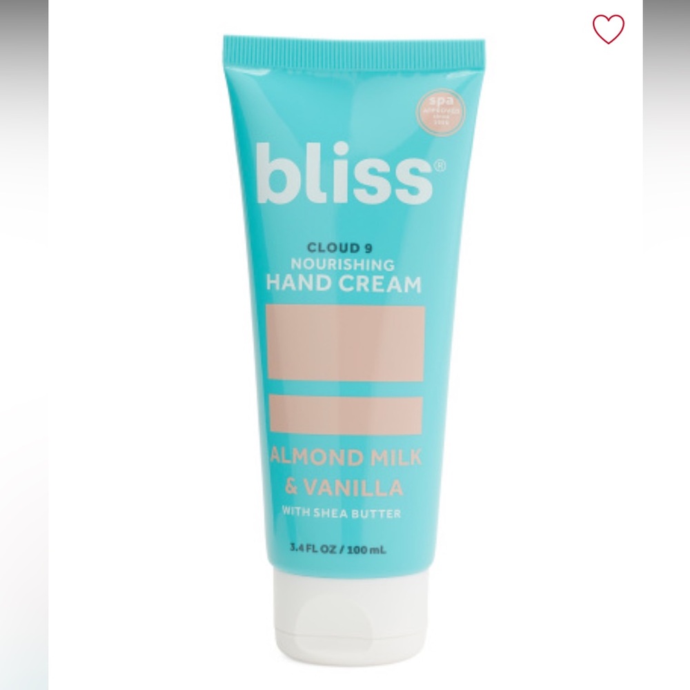 Bliss Cloud 9 Nourishing Hand Cream - Blue and Cream Almond Milk & Vanilla